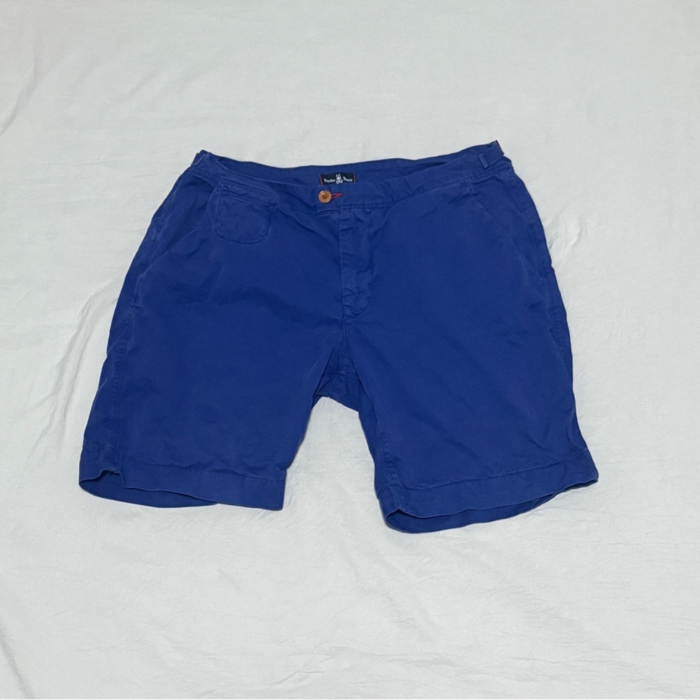 Psycho Bunny Royal Blue Flat Front Shorts